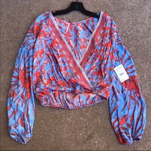Gorgeous Free People Tie Dye Blouse